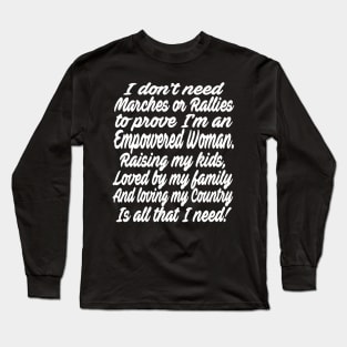 Empowered Woman Long Sleeve T-Shirt